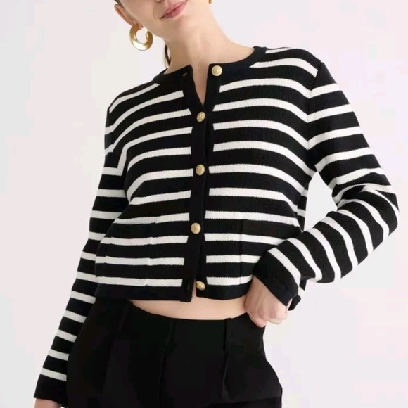 J Crew Emilie Sweater Lady Jacket - Picture 6 of 7